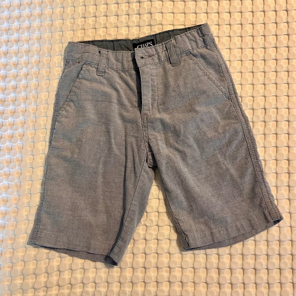 Chaps Blue Flat Front Bottoms